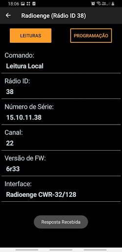 Radioenge RSSI Screen 2