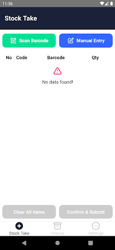 TobizIP Stock Take Screen 3