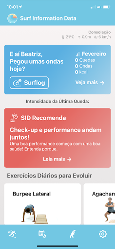 Android application Surf Information Data screenshort