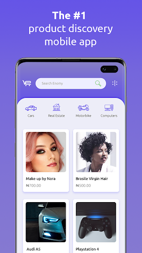 Android application Enomy - Product Marketplace screenshort