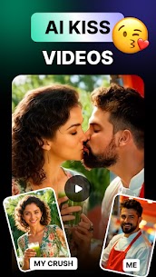 تطبيق AI Kiss Video Maker مهكر للاندرويد 1