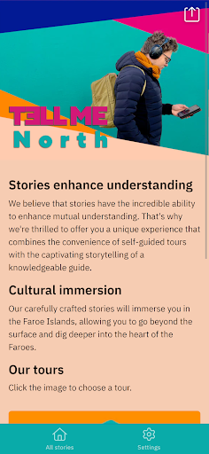 Android application Tell Me North screenshort