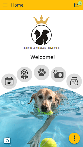 Android application King Animal Clinic screenshort