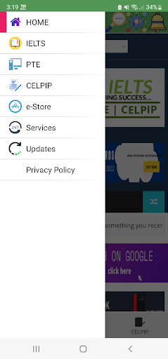 AMAN IELTS Practice App Screen 2