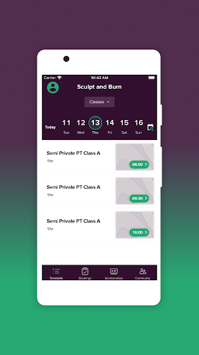 Sculpt and Burn Fitness Screen 3