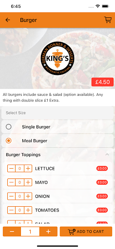 Kings German Donner Kebab Screenshot 4 - AppWisp.com