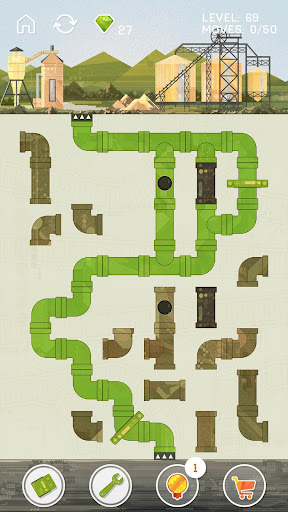PIPES Game - Pipeline Puzzle Screen 3