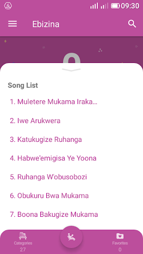SDA Runyoro - Rutooro Hymns Screen 2