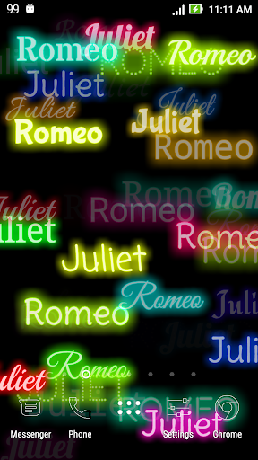 My Neon Name Live Wallpaper Screen 3