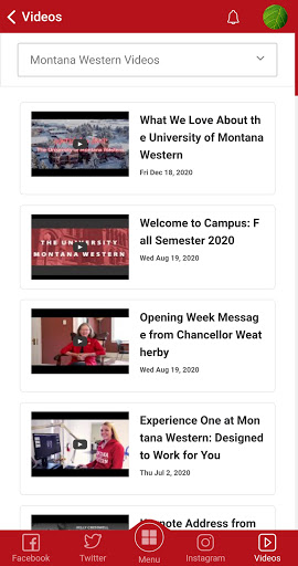 MyUMWestern Screen 2