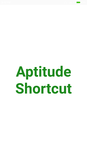 Aptitude Shortcut