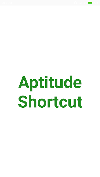 Aptitude Shortcut - 3.1.7 - (Android)