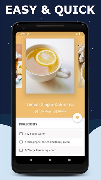 Captura 4 Healthy Detox Drinks: 300+ Recipes android
