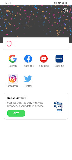 Android application Fireworks Browser screenshort