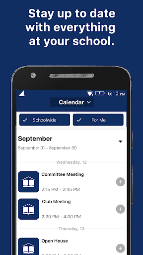 Android application Covenant School – Huntington screenshort