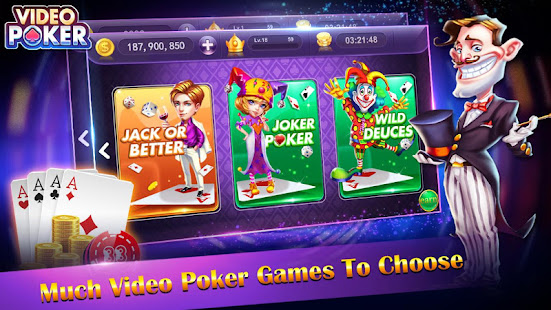 video poker - casino card game 1.25.5 APK + Mod (Unlimited money) إلى عن على ذكري المظهر
