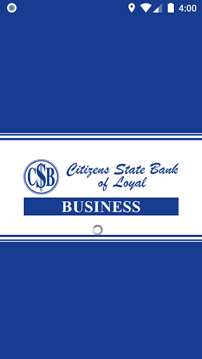 Android application CSB Loyal Business Banking screenshort