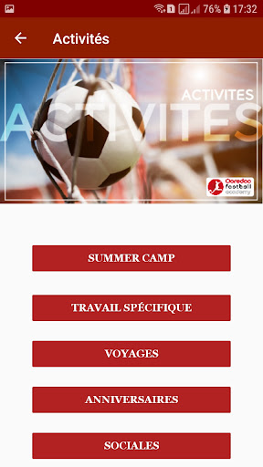 Ooredoo Football Academy Screen 2