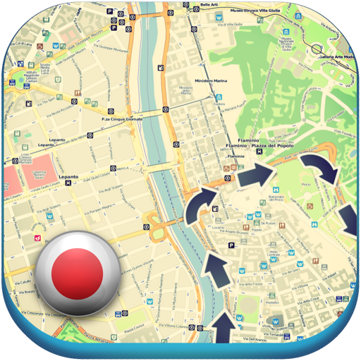 Japan Offline Map Hotels Cars  Icon