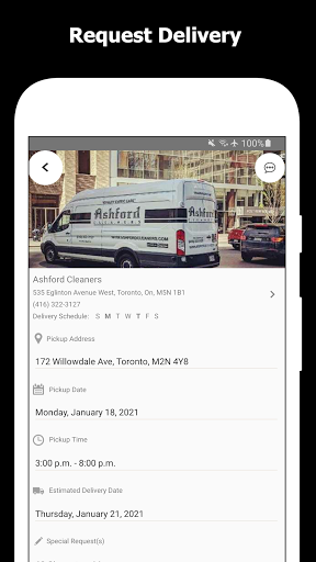 Ashford Cleaners Screen 3