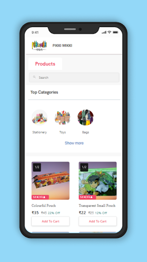 Android application Pikki mikki screenshort