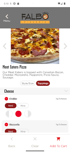 Screenshot of Falbo Bros Pizzeria