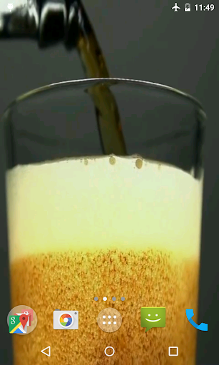 Beer Video Live Wallpaper Screen 3