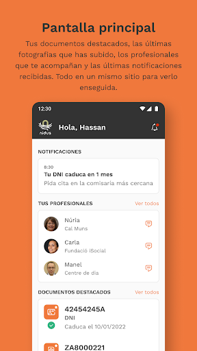 Android application NIDUS screenshort