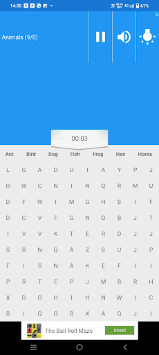 2023 Words puzzle game Screen 3