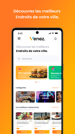 Android application Venez screenshort