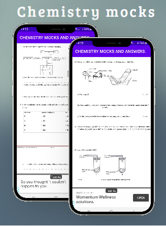 Android application Chemistry; mocks screenshort