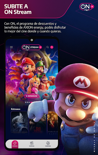 Android application ON Stream screenshort
