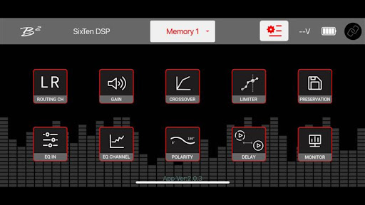 SixTen DSP Bluetooth Control
