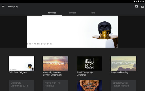Screenshot of Mercy City Church