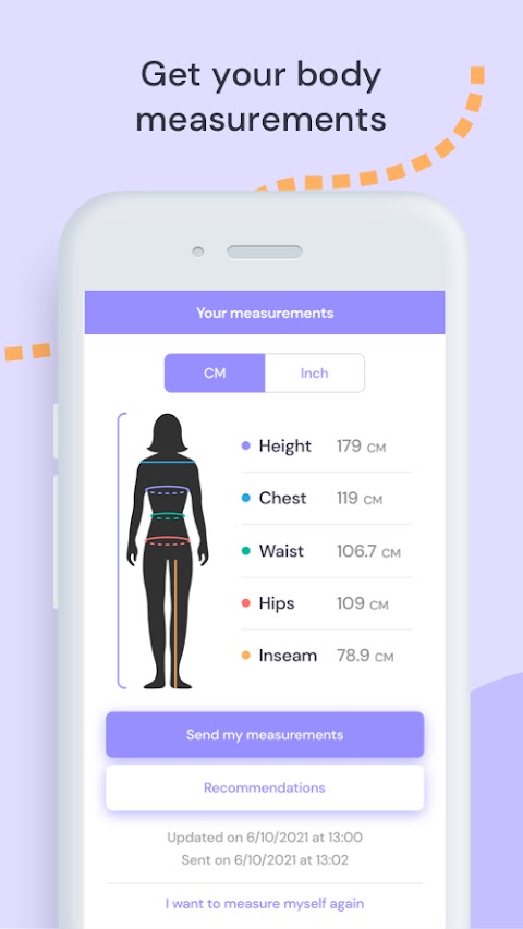 Sizer – Body Measurementsのおすすめ画像5