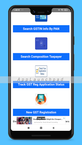 GST Reg Search Verify Screen 3