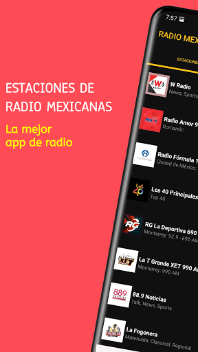 Radio Mexico Radio FM, Estaciones de Radio Mexico