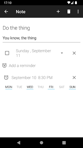 NoNonsense Notes Screen 3