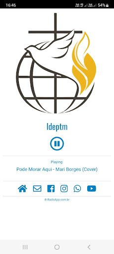 Android application Rádio ideptm screenshort