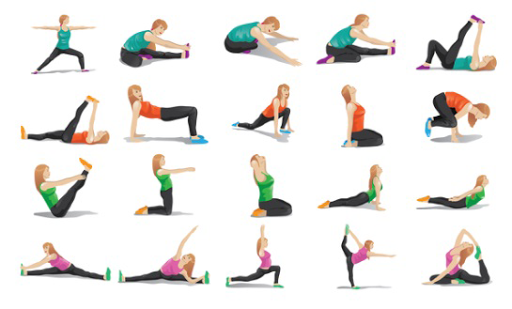 Android application Yoga exercises for beginners screenshort