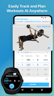 Workout Plan & Gym Log Tracker Screenshot