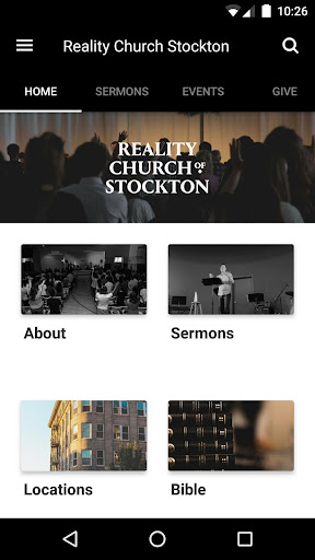 Android application Reality Church Stockton screenshort
