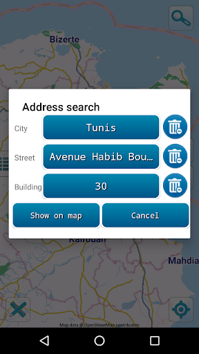 Map of Tunisia offline Screen 3