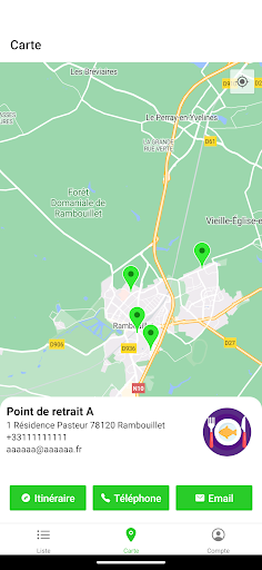 Android application AGA : Anti Gaspi Alimentaire screenshort