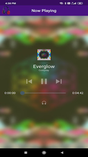 Android application My Music Player screenshort