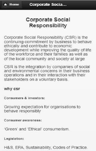 Android application CSR screenshort