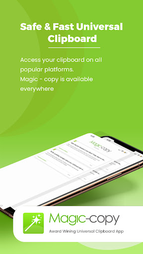 Android application Magic Copy screenshort
