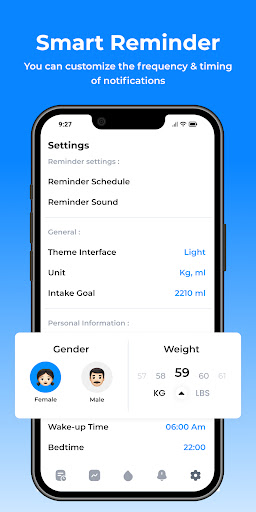 Water Tracker: Water Reminder Screen 3