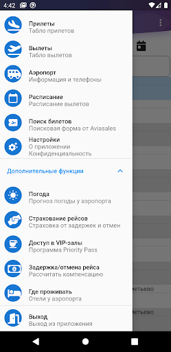 Толмачево: табло аэропорта Screen 3