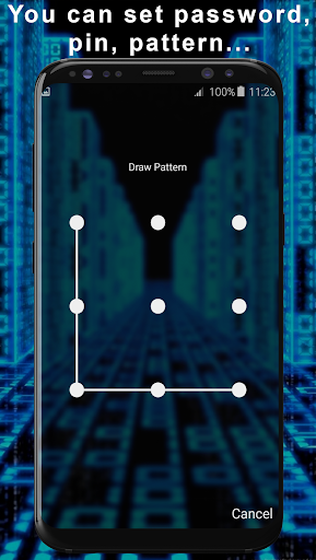 Digital Matrix Lock Screen Screen 2